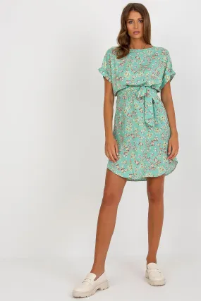 Sunshine Petals Tie-Waist Dress