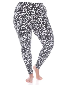 Super Soft Leopard Printed Leggings | Black Cheetah