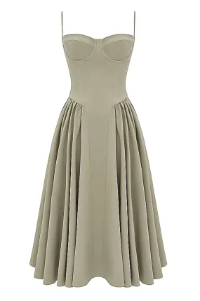 Tiana Sundress with Pockets - Khaki