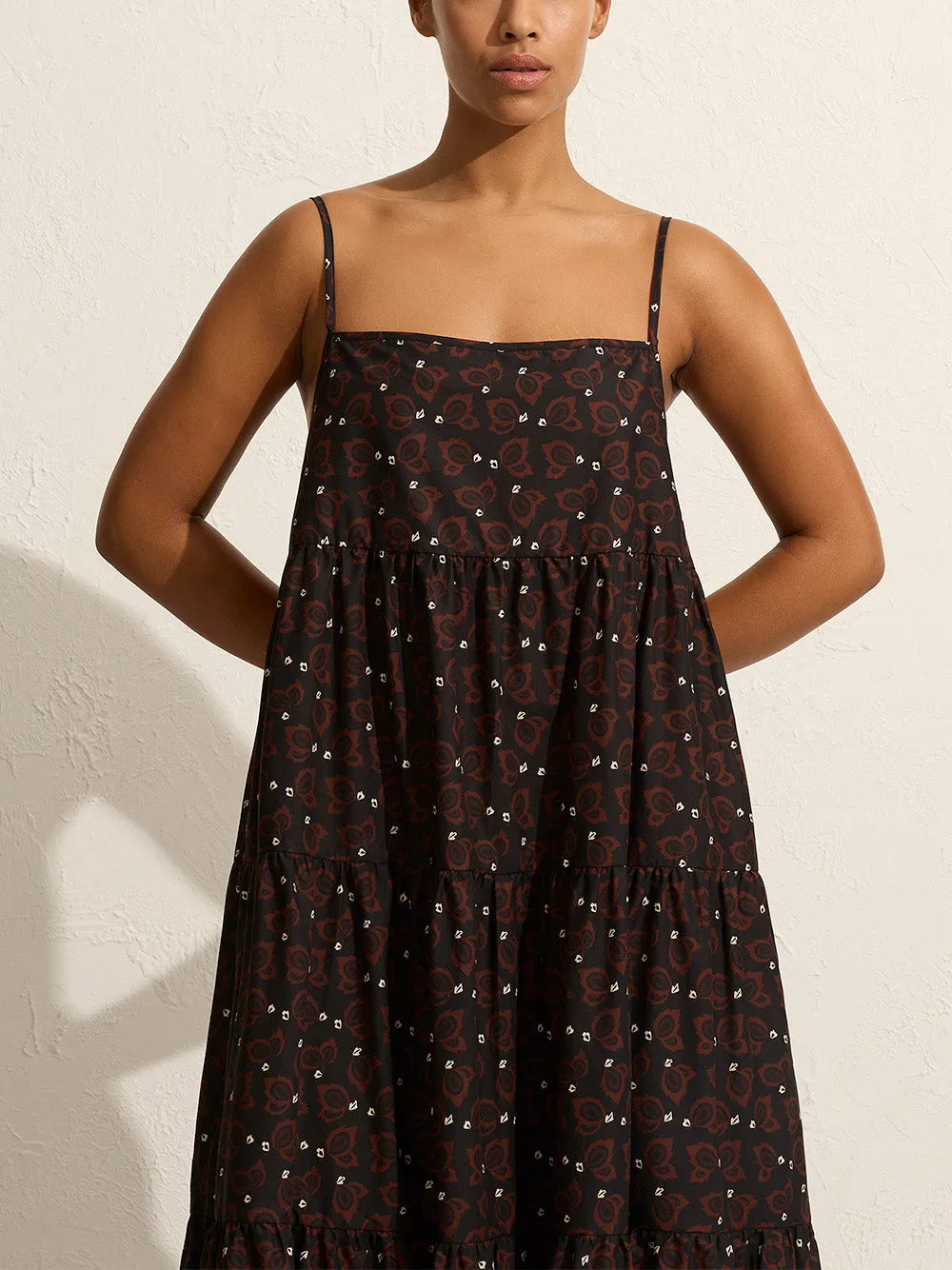 Tiered Midi Sundress