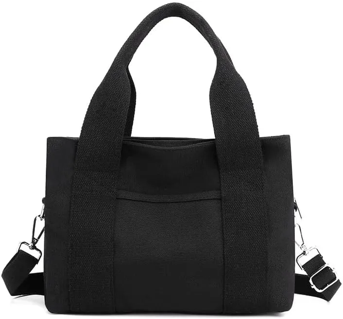 Top Handle Bag Crossbody Bags For Women Trendy Fashion Shoulder Bag Purse For Ladies Vintage Commuter Tote Handbags Black