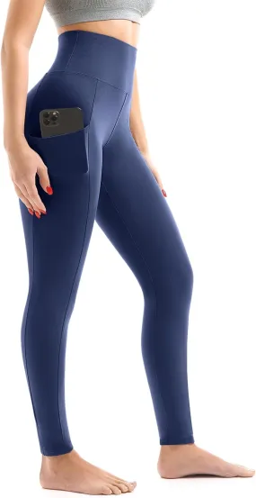 Walifrey Leggings with Pockets for Women, High Waisted Buttery Soft Womens Leggings for Gym Yoga Workout
