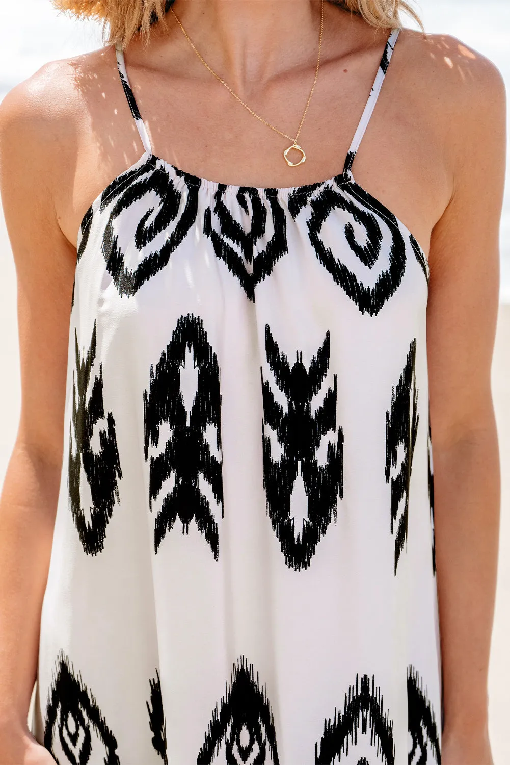 Western Aztec Printed Fashion Vacation Sundress