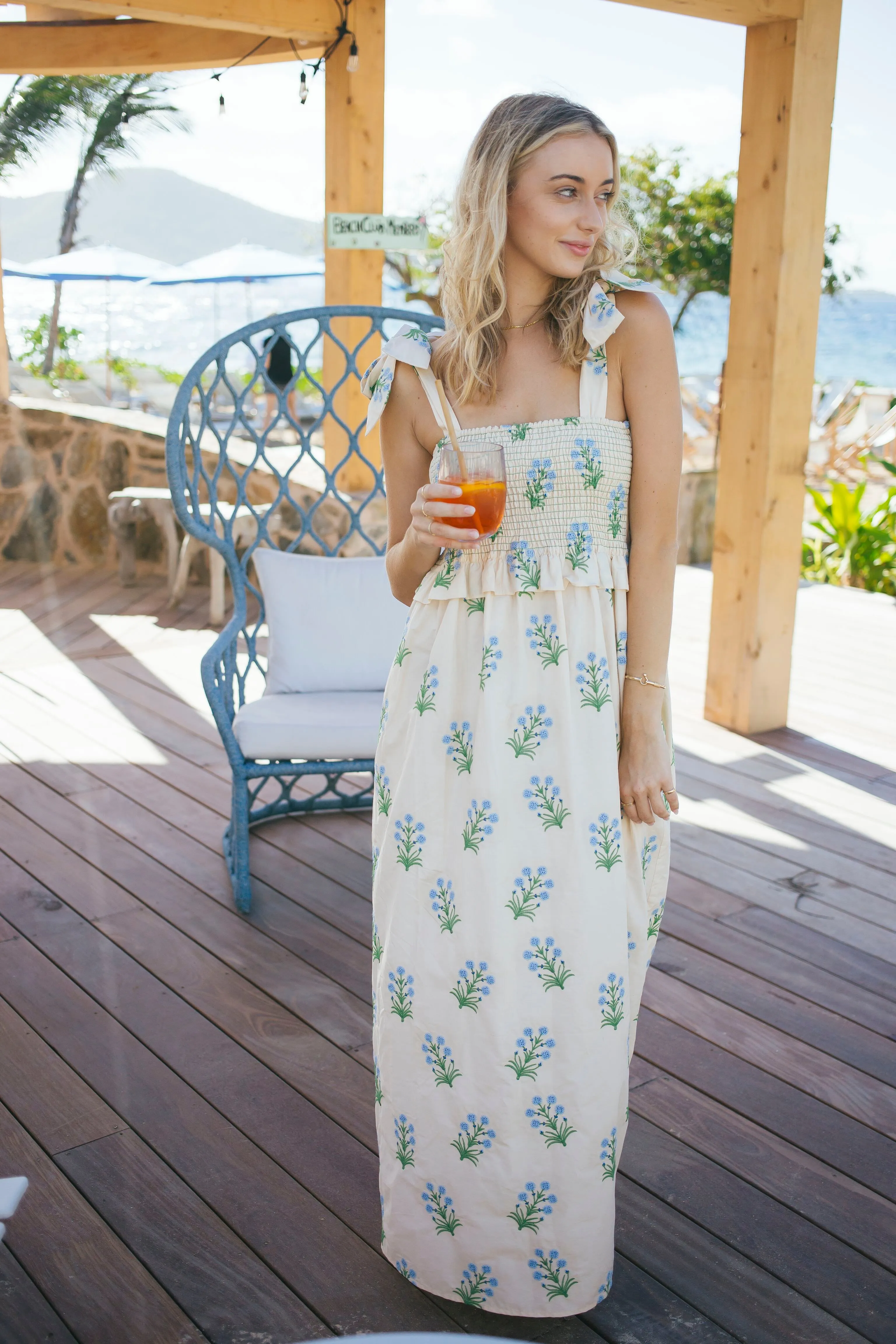 Wildflower Embroidered Alessandra Dress