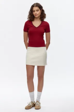 Women's Cozy Skirt in Natural