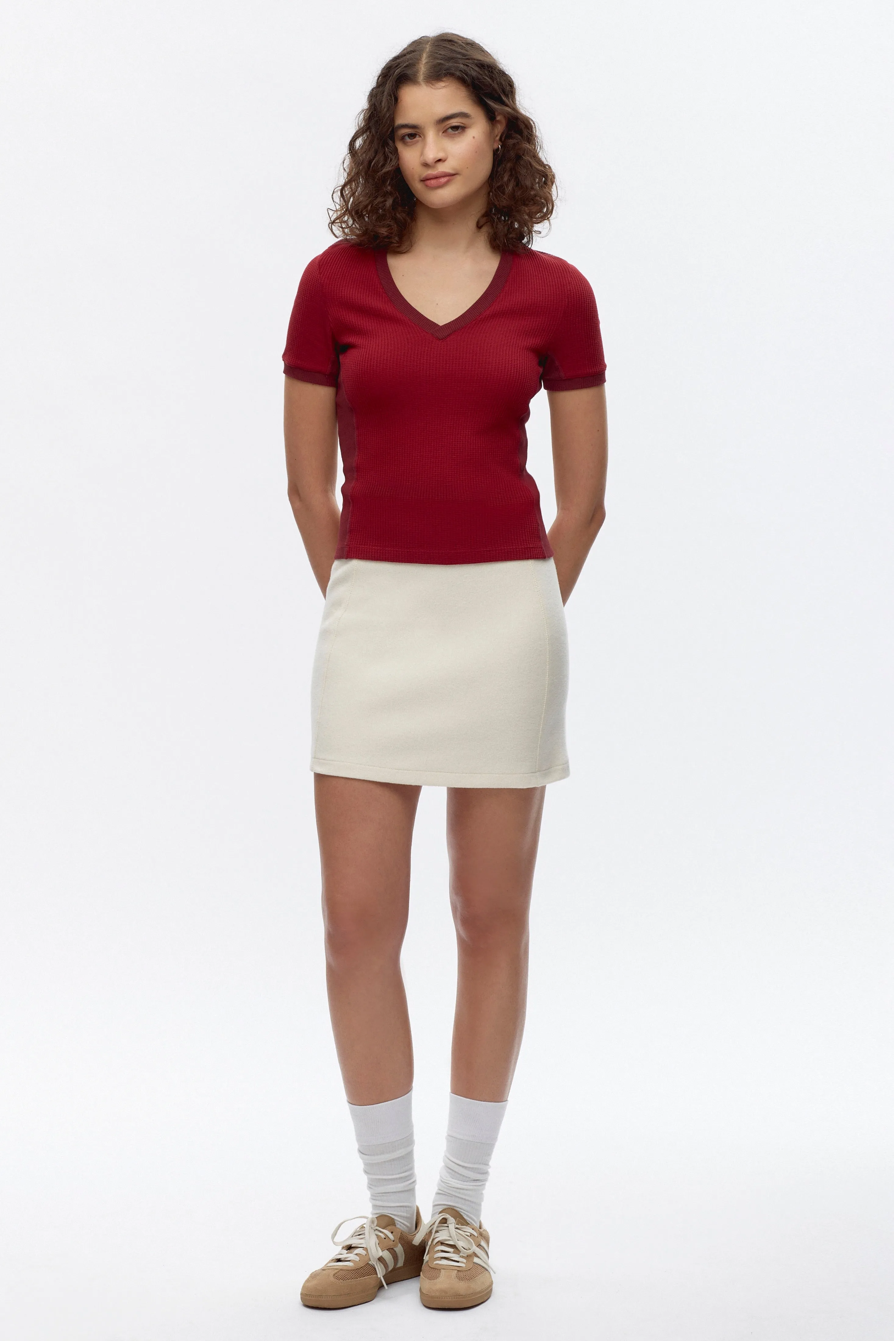 Women's Cozy Skirt in Natural