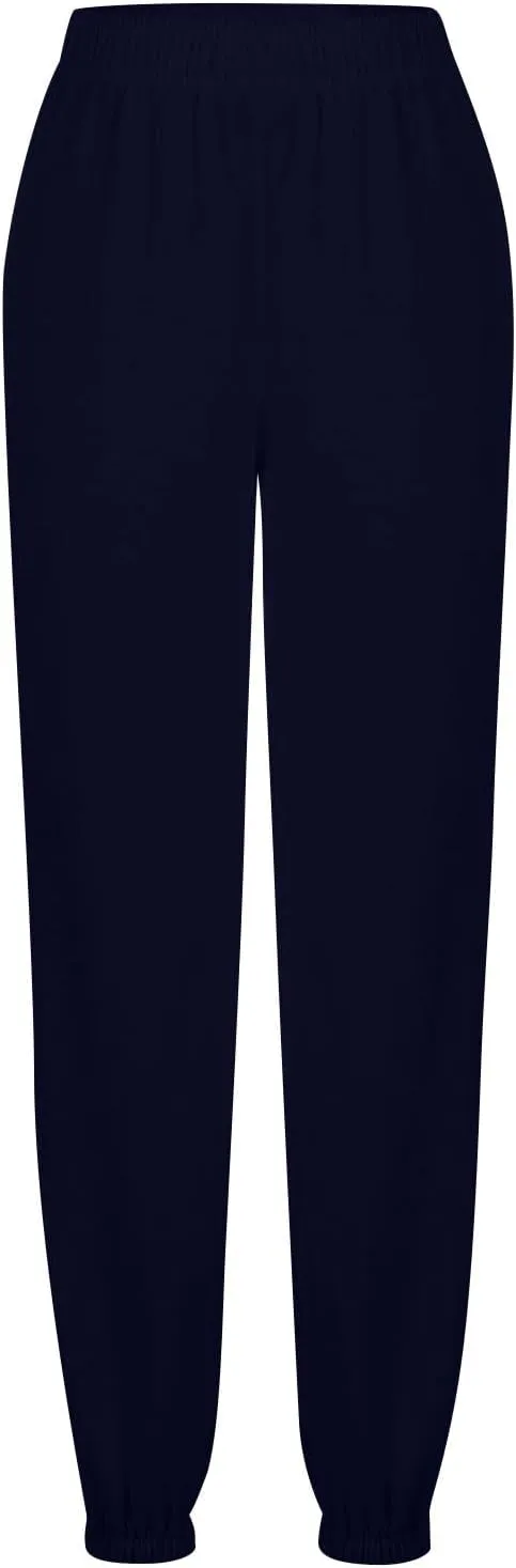Womens Jogger Sweatpants Baggy Casual Capri Pants Oversized Straight Leg Sweatpants Comfy Athletic Joggers with Pocket