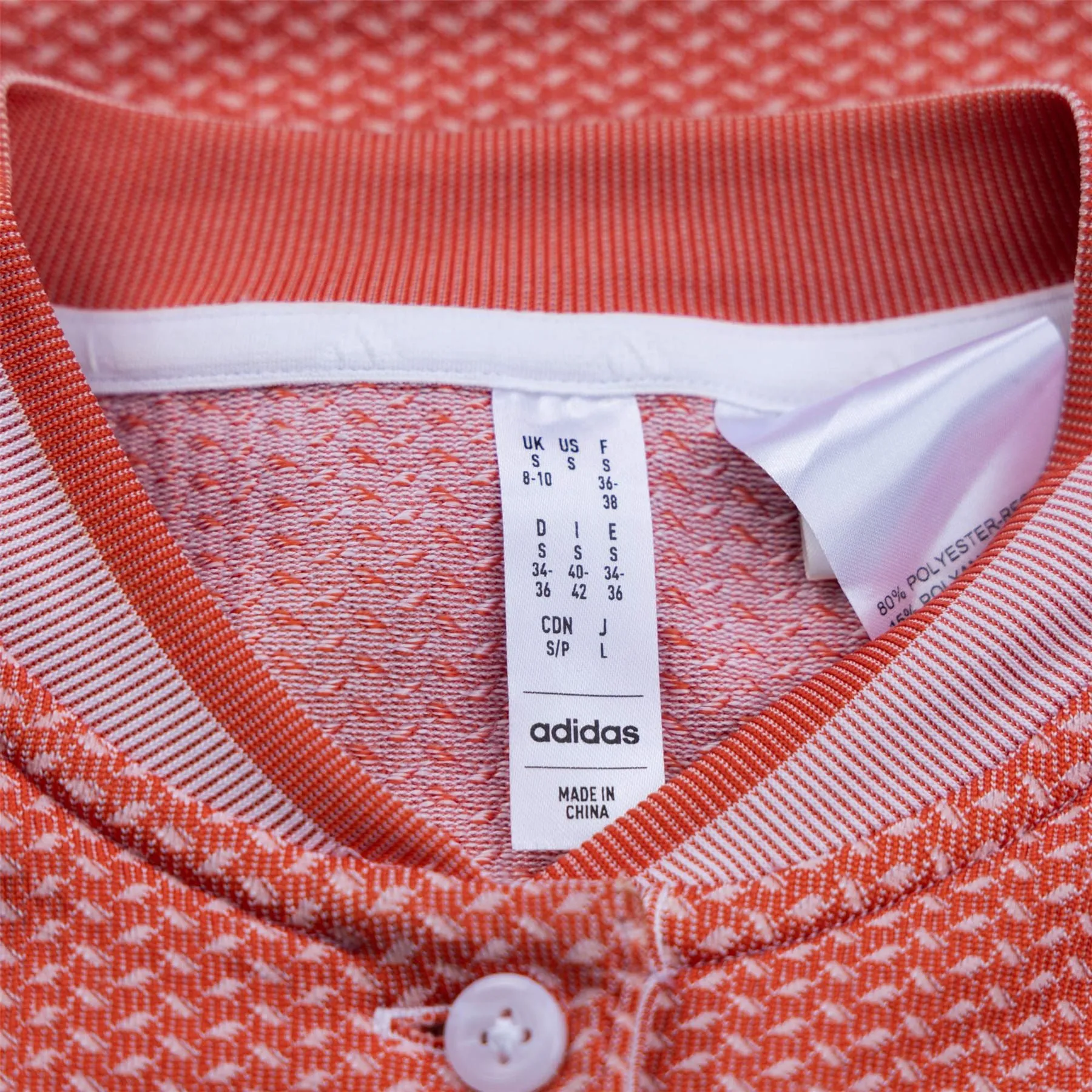 Womens Primeknit SL Polo Preloved Red - SS23
