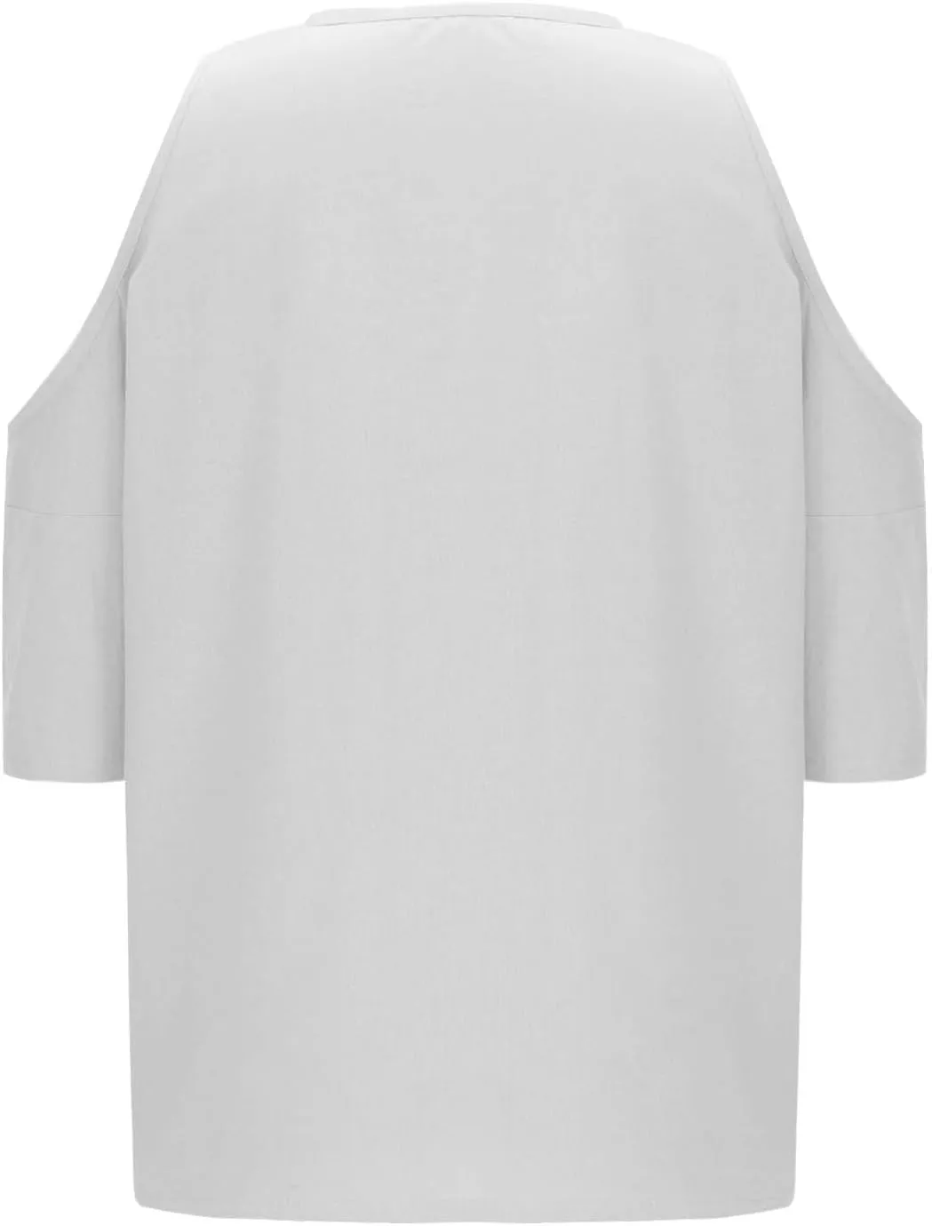 Women's Summer Cotton Linen T-Shirt Off Shoulder Loose Fit Blouse Top Solid Color Short Sleeve Comfy Trendy Blouse
