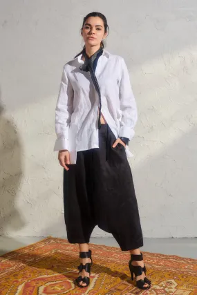 Women's White Linen Shirt
