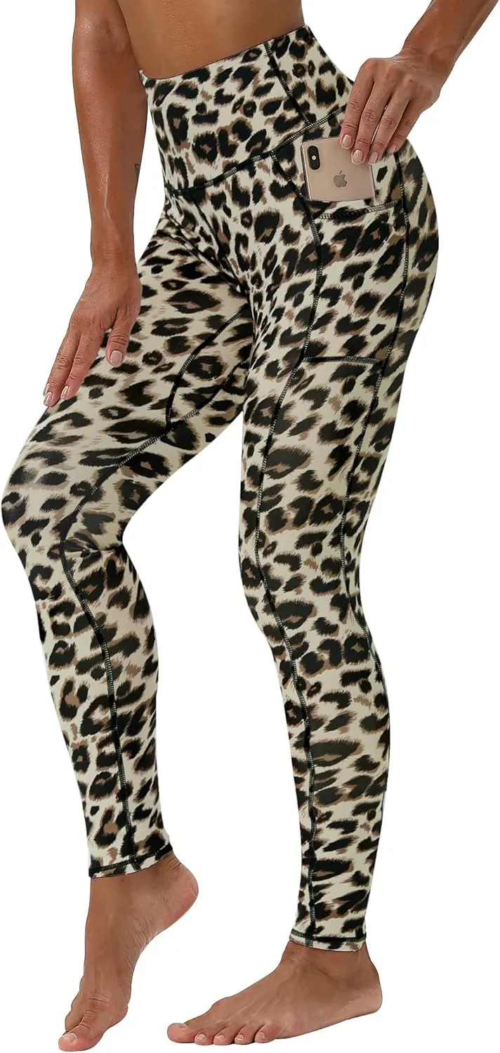 Workout Leggings for Women High Waisted Leggings 7/8 Length Soft Yoga Pants with Pockets