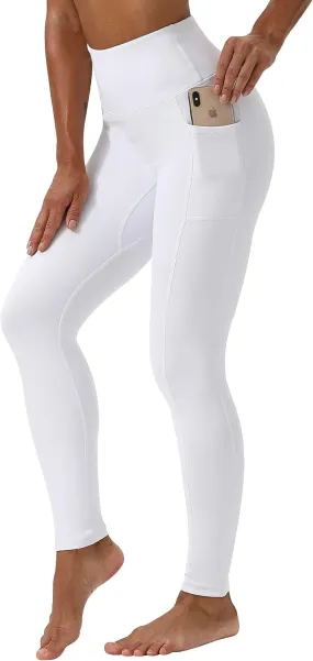Workout Leggings for Women High Waisted Leggings 7/8 Length Soft Yoga Pants with Pockets