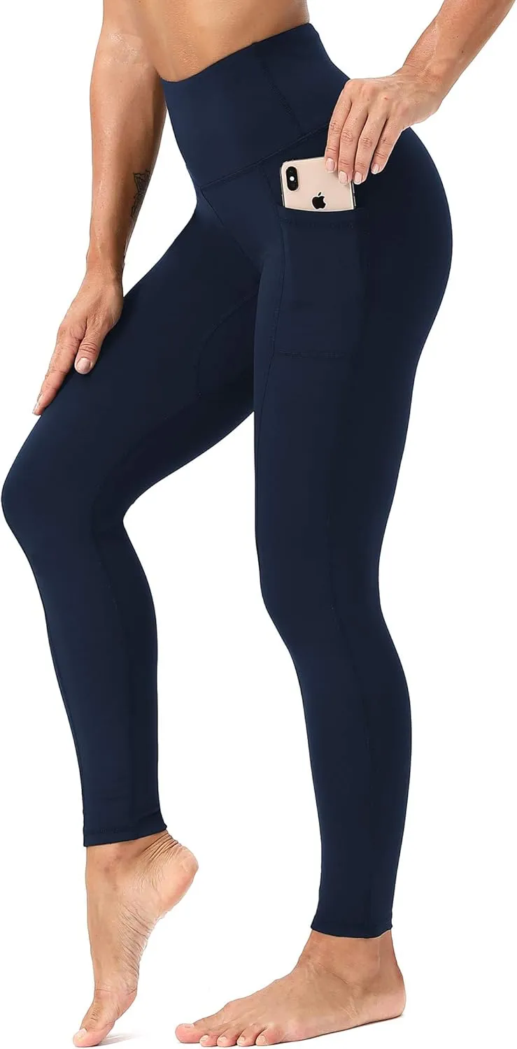 Workout Leggings for Women High Waisted Leggings 7/8 Length Soft Yoga Pants with Pockets