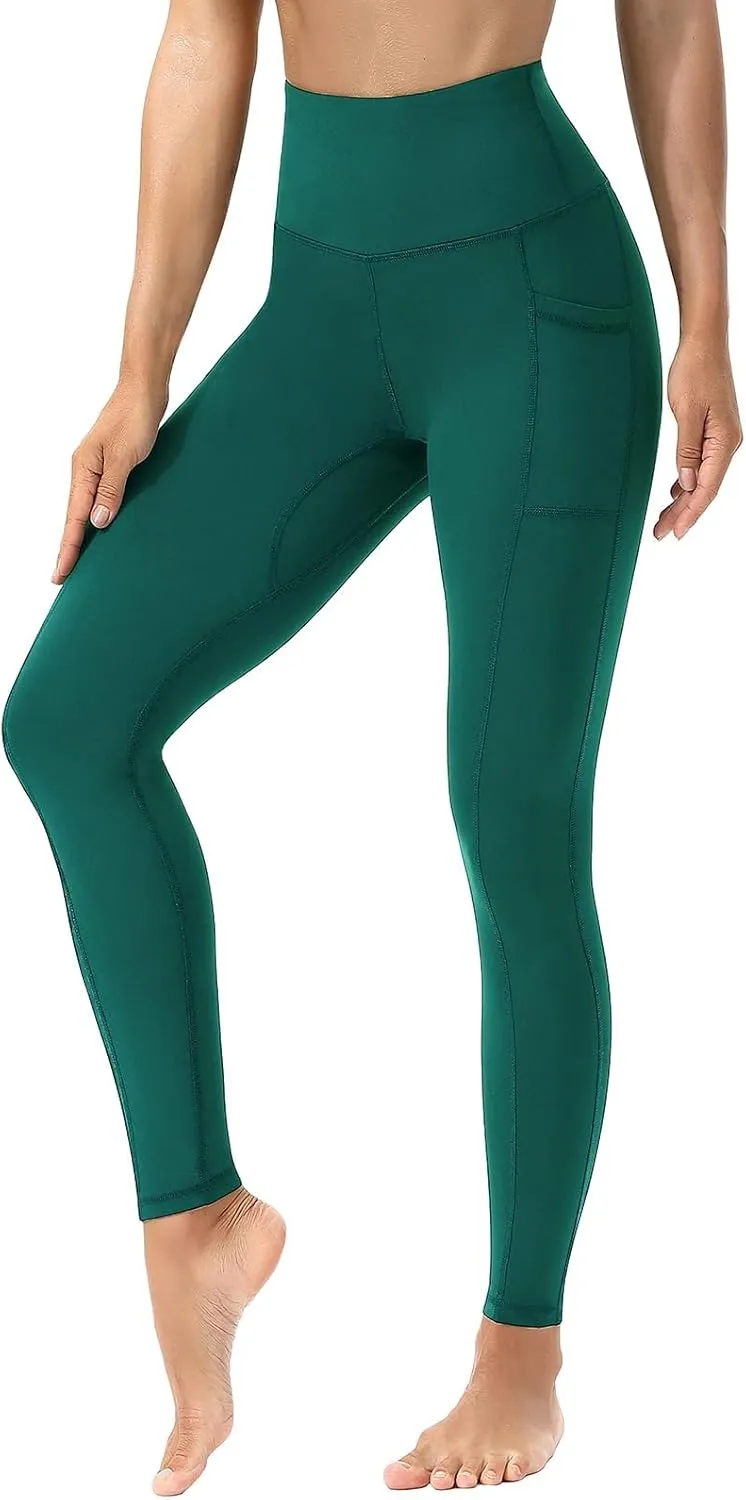 Workout Leggings for Women High Waisted Leggings 7/8 Length Soft Yoga Pants with Pockets