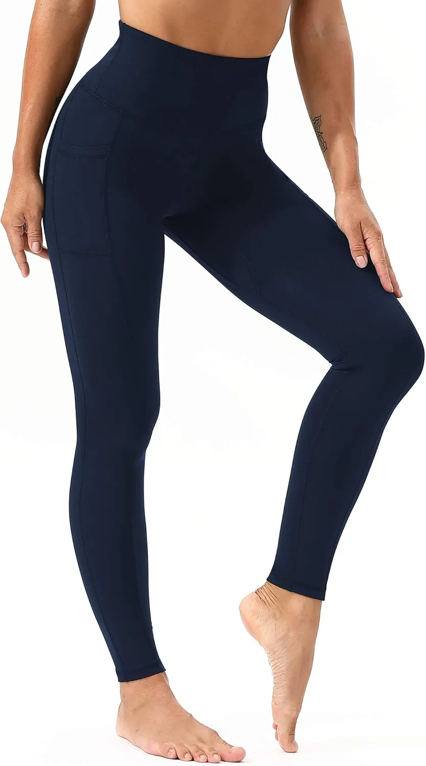 Workout Leggings for Women High Waisted Leggings 7/8 Length Soft Yoga Pants with Pockets