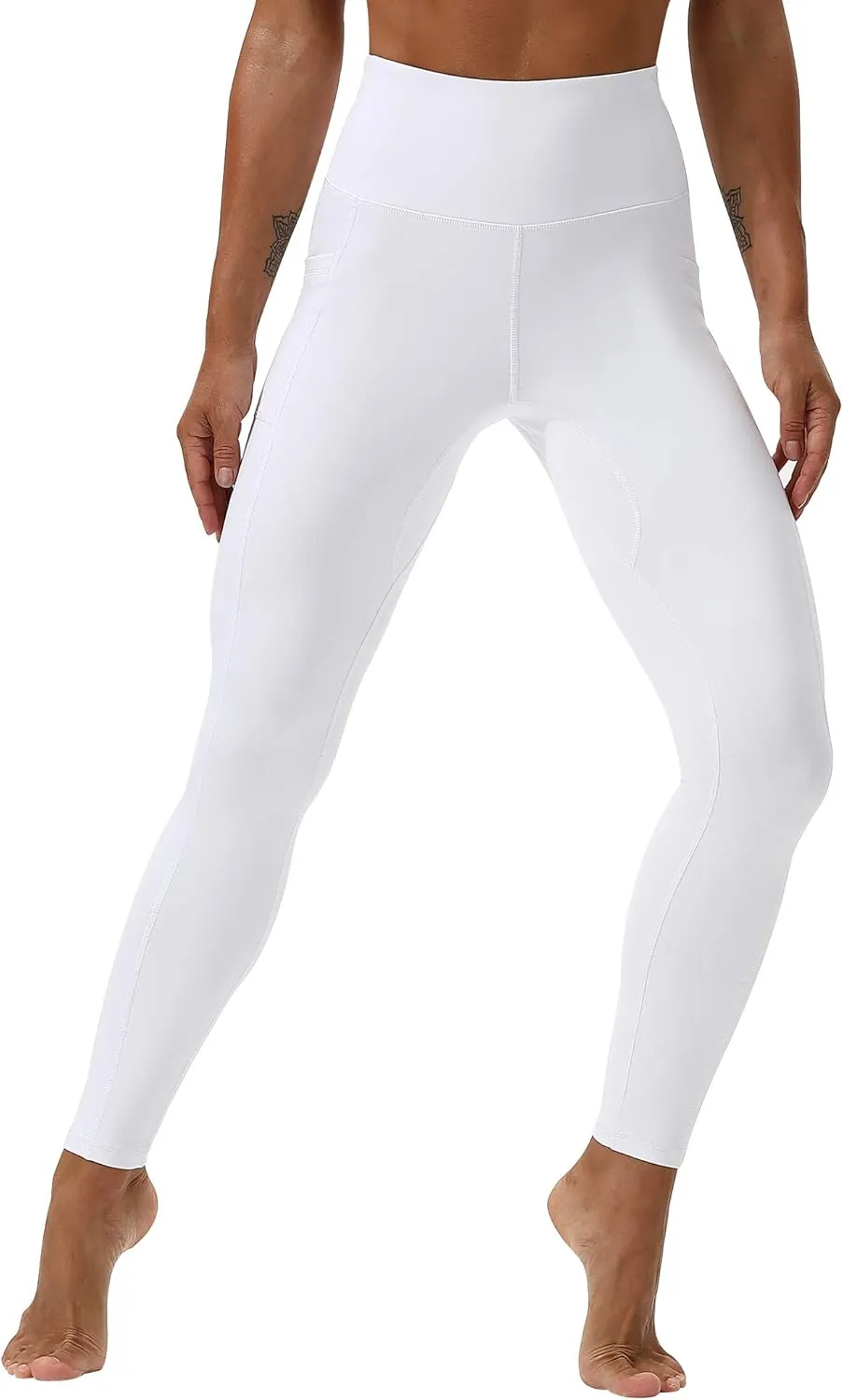 Workout Leggings for Women High Waisted Leggings 7/8 Length Soft Yoga Pants with Pockets