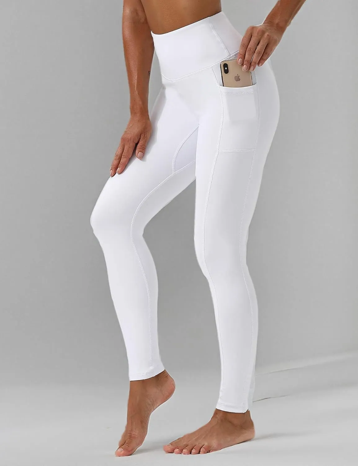 Workout Leggings for Women High Waisted Leggings 7/8 Length Soft Yoga Pants with Pockets